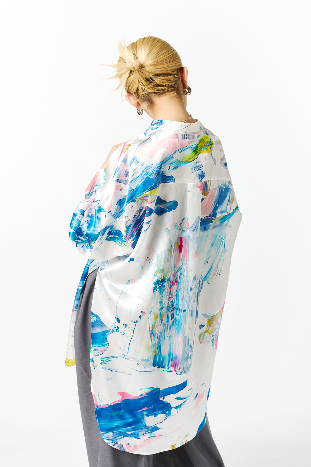 Side Slit Shirt-arctic-