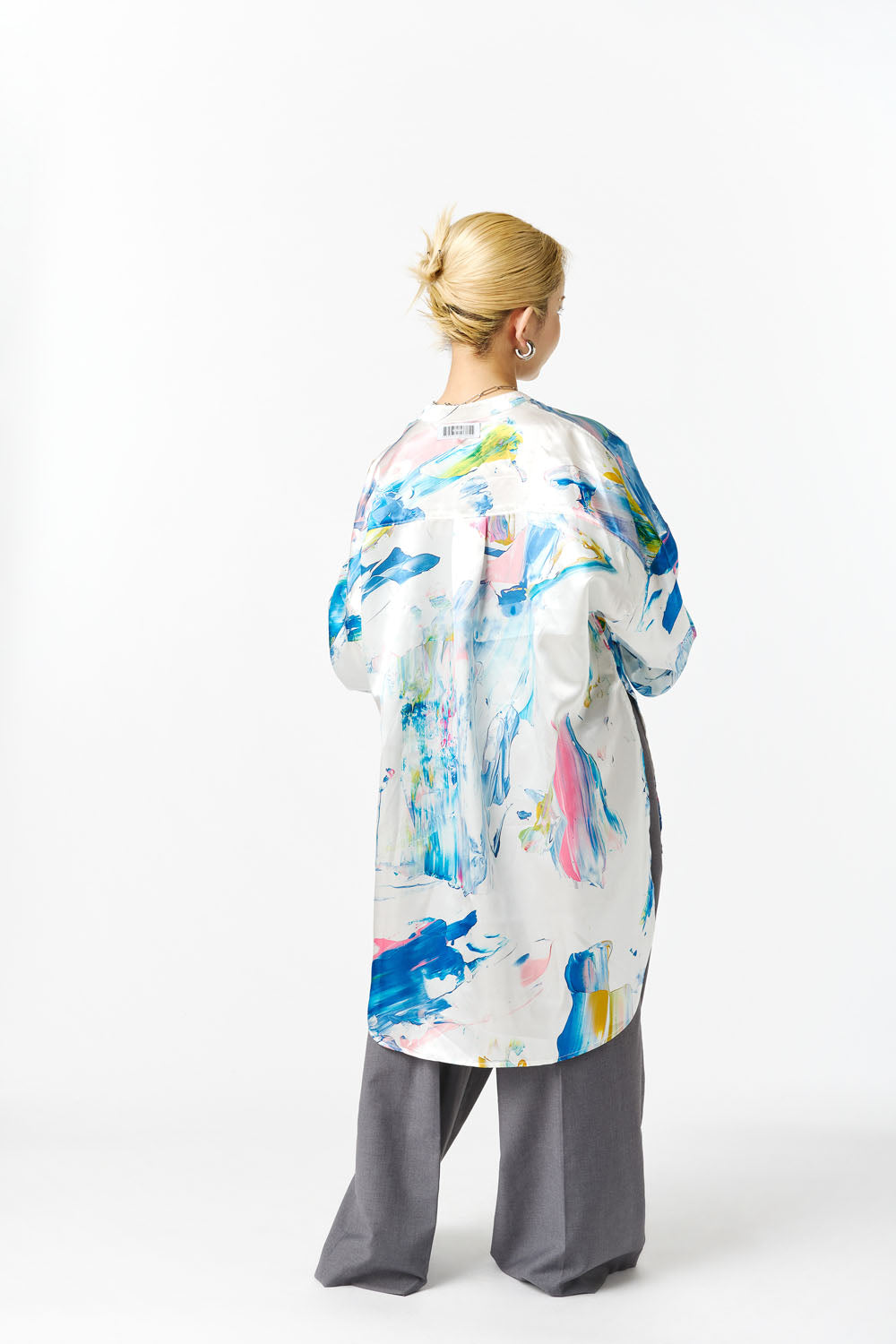 Side Slit Shirt-arctic-