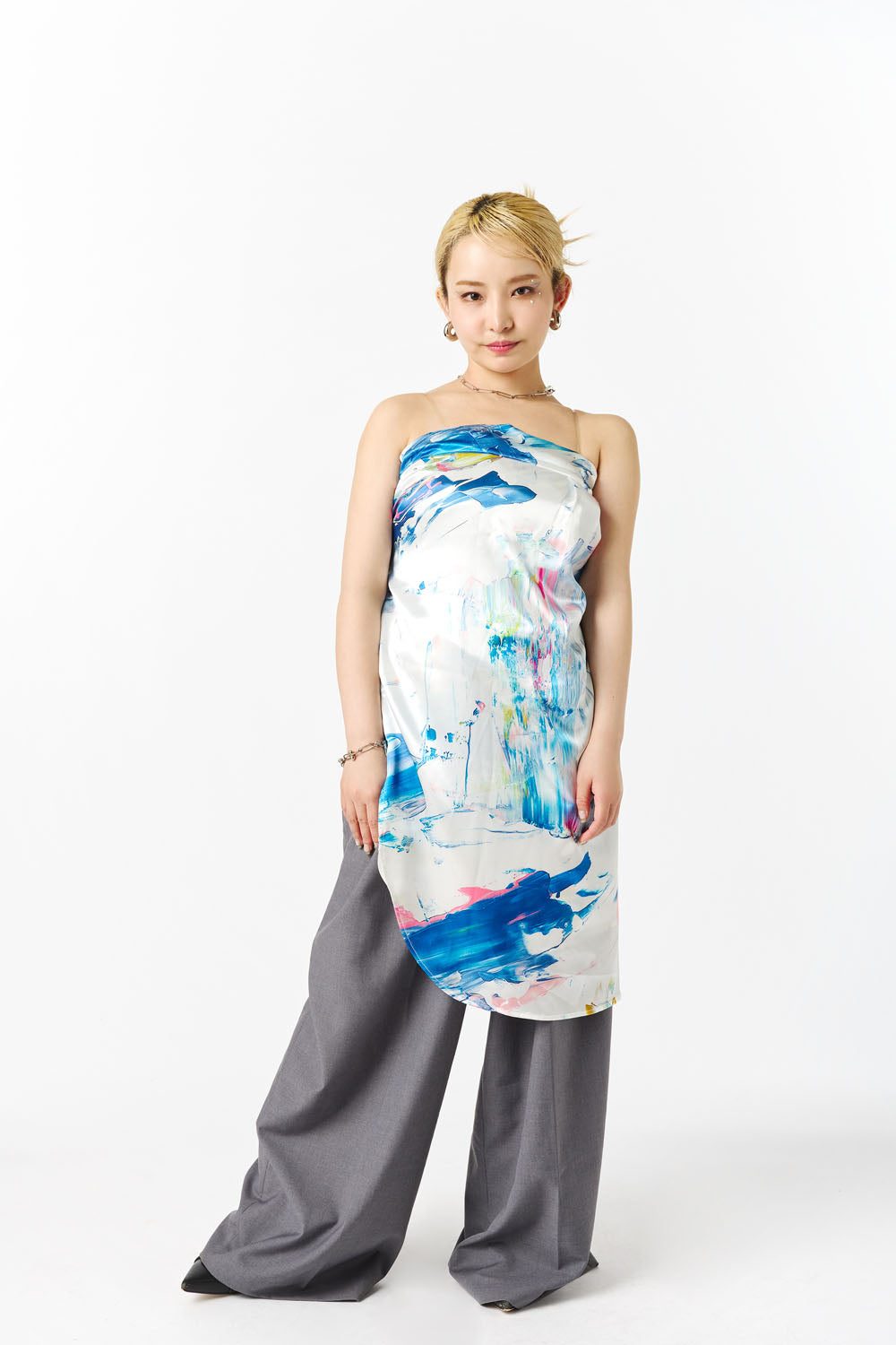 Side Slit Shirt-arctic-