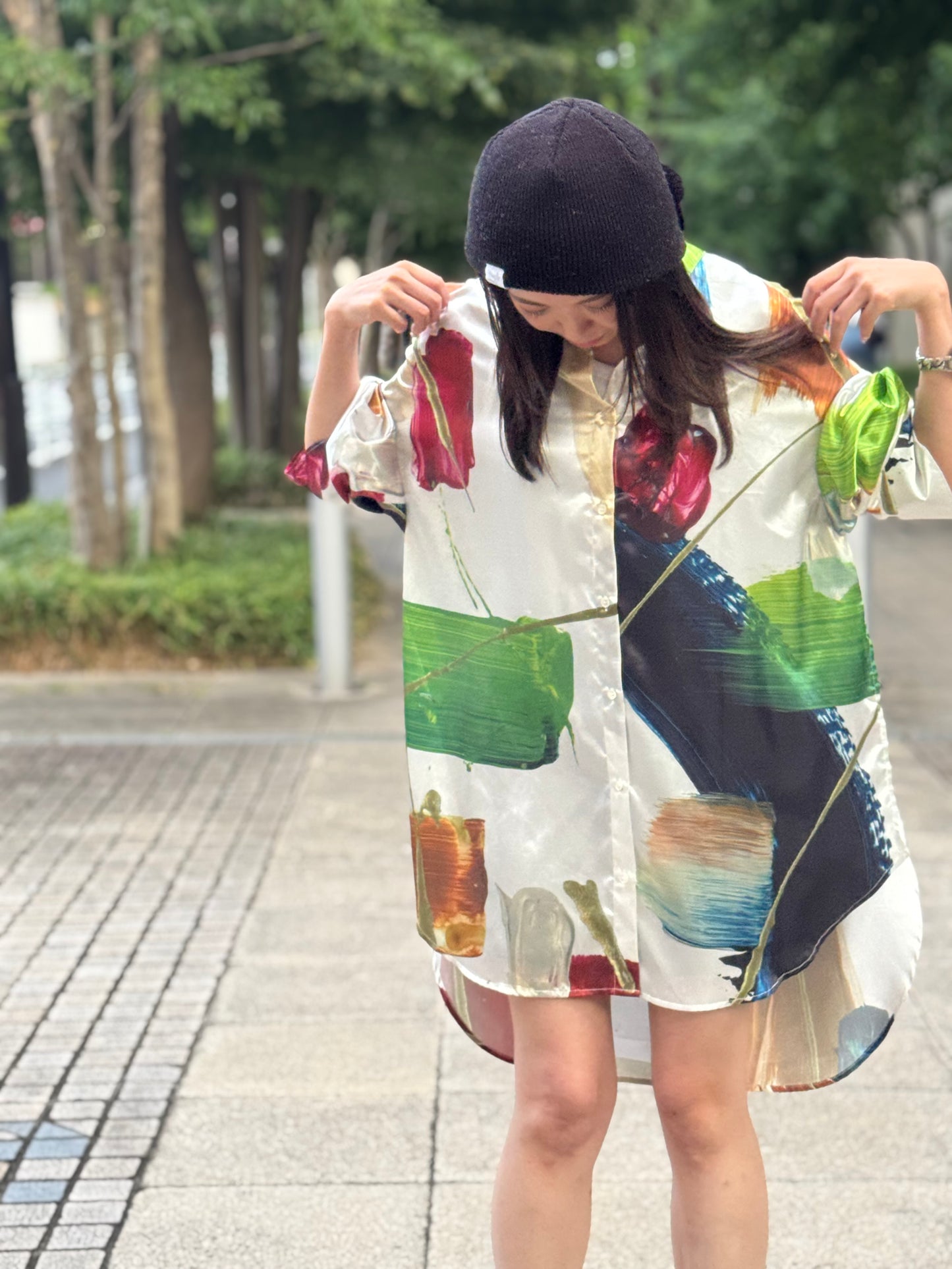 Side Slit Shirt-tulip-